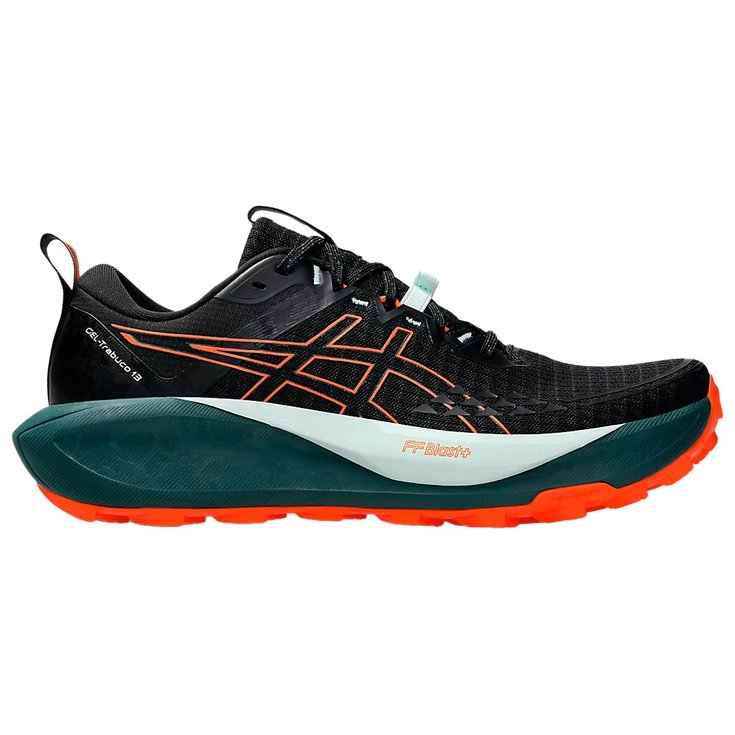 Asics Trailrunning-Schuhe Gel-Trabuco 13 Black Nova Orange Präsentation