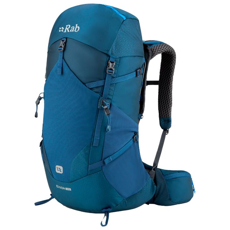 RAB Rucksack Exion 38 Tempest Blue Präsentation