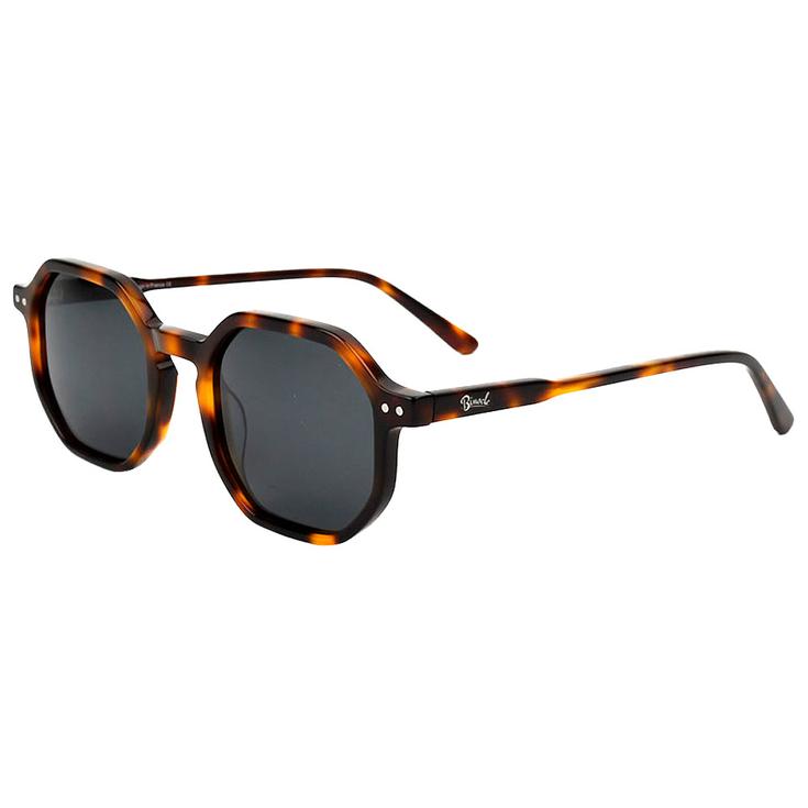 Binocle Eyewear Sonnenbrille Bogota Shiny Tortoise Grey Polarized Präsentation