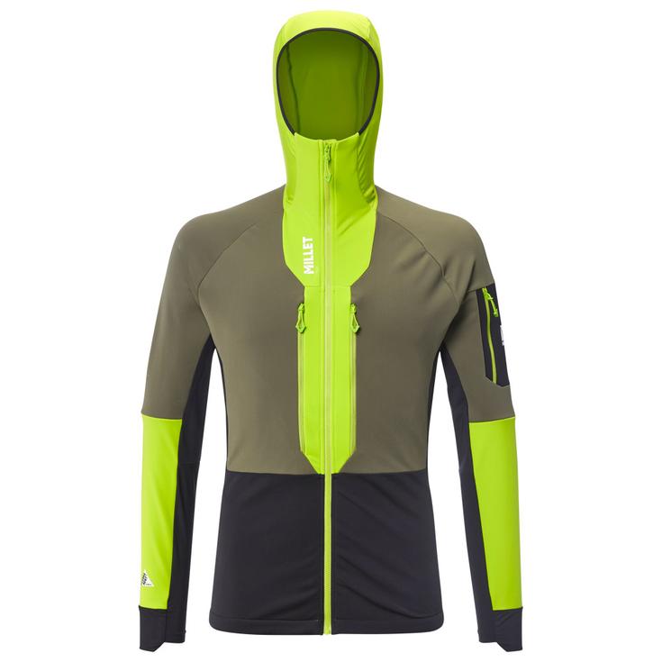 Millet Pierra Ment Hoodie M Macaw Green Grape Leaf 