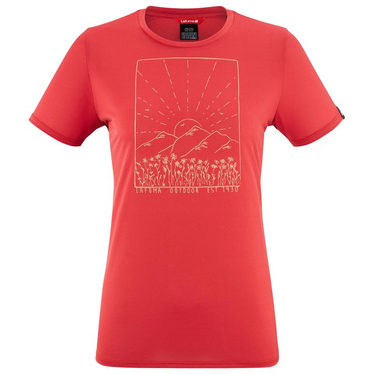 Lafuma Tee-shirt de rando Corporate Tee W Terracotta Présentation