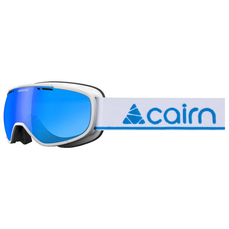 Cairn Goggles Genius Otg Mat White Blue Blue Mirror Spx3000 Ium Overview