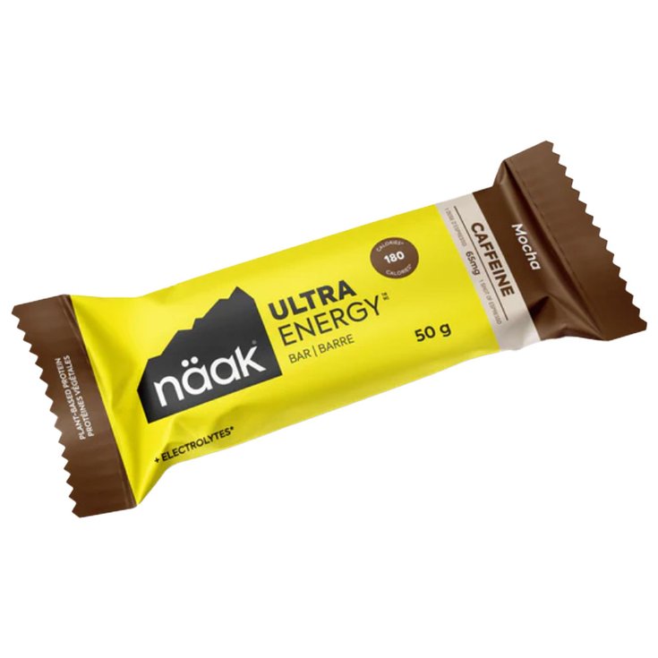 Naak Ultra Energy Caffeine Bars Pack x12 Mocha 