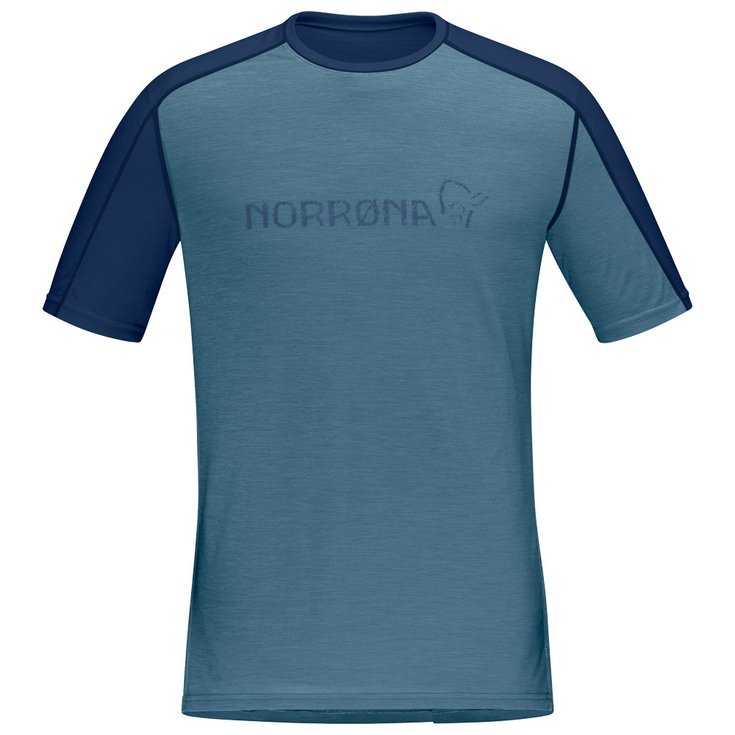 Norrona Wandel T-shirt Falketind Equaliser Merino M's Trooper Voorstelling