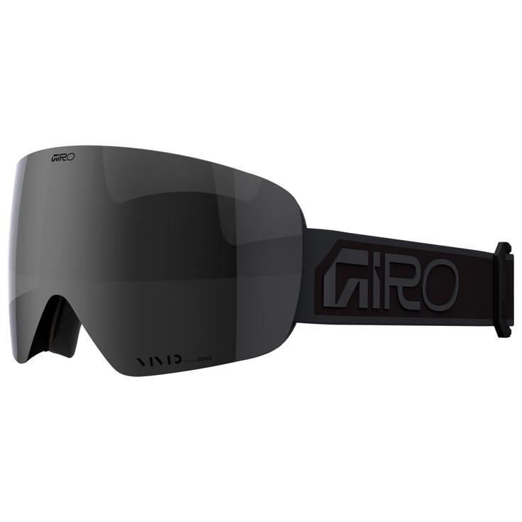 Giro Contour Black Wordmark Vivid Jet Black + Vivid Infrared 