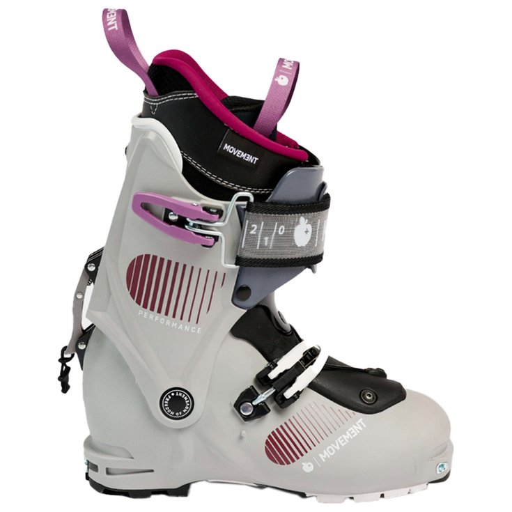 Movement Chaussures de Ski Randonnée Performance Lt W Grey Purple Détail