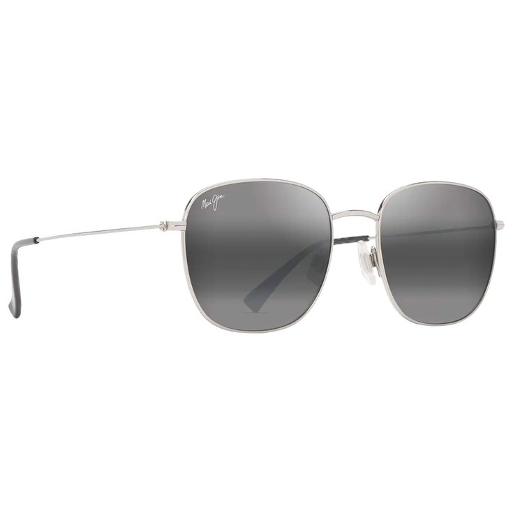 Maui Jim Sonnenbrille Olali Asian Fit Argent Brillant Noir Gris Neutre MauiPure Präsentation