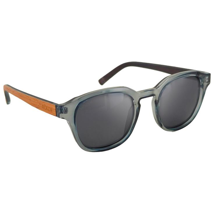 Moken Vision Sonnenbrille Krafter Smoke Wood Grey Cat.3 Polarized Präsentation