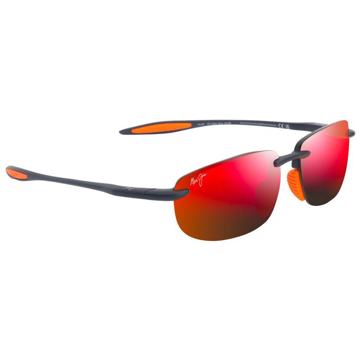 Maui Jim Hookipa Ultra Asian Fit Matte Solid Dark Blue Hawaii Lava MauiUltra 