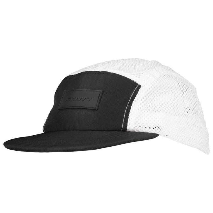 Scott Gorra Endurance 5-Panel Cap Black White Presentación