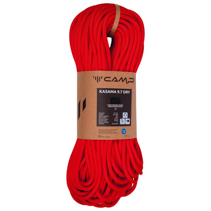 C.A.M.P. Touw Kasama 9.7 Dry Red Voorstelling