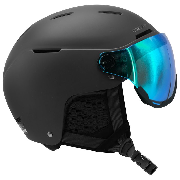 Cebe Casco con visera Pixel Visor Black Vario Blue Photochromic Presentación