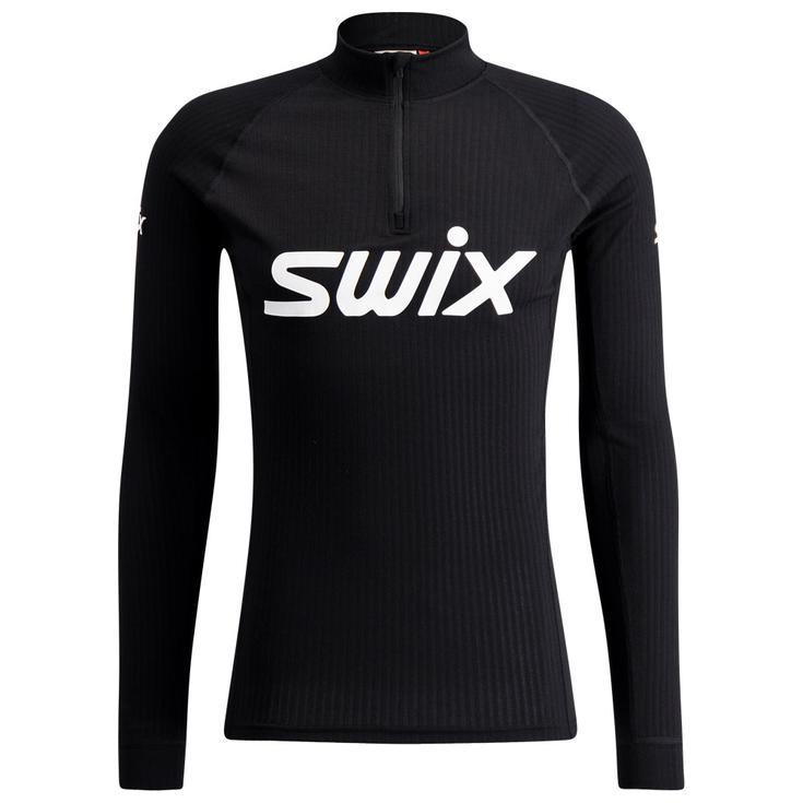 Swix Technical underwear Racex Classic Half Zip Jet Black Overview