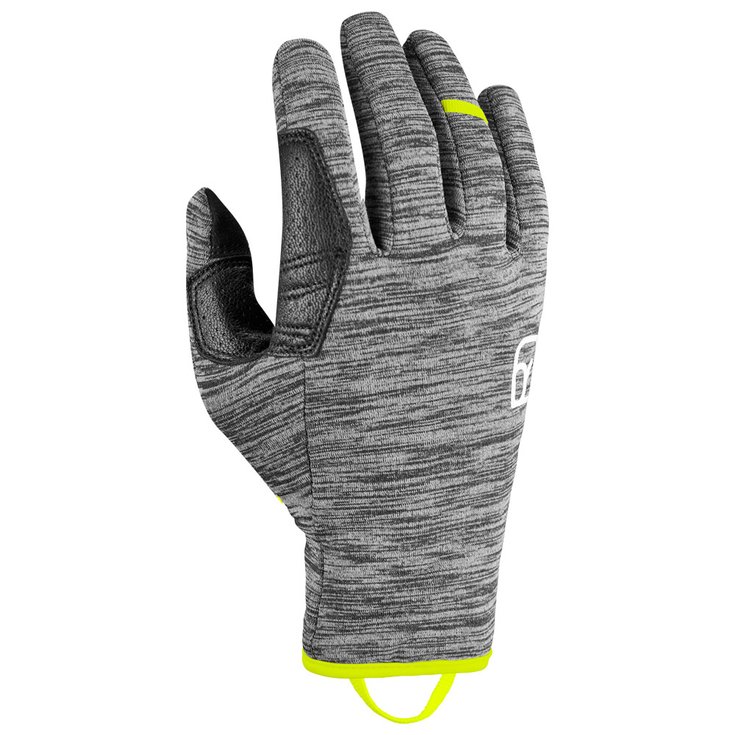 Ortovox Handschoenen Fleece Light Glove Black Steel Blend Voorstelling