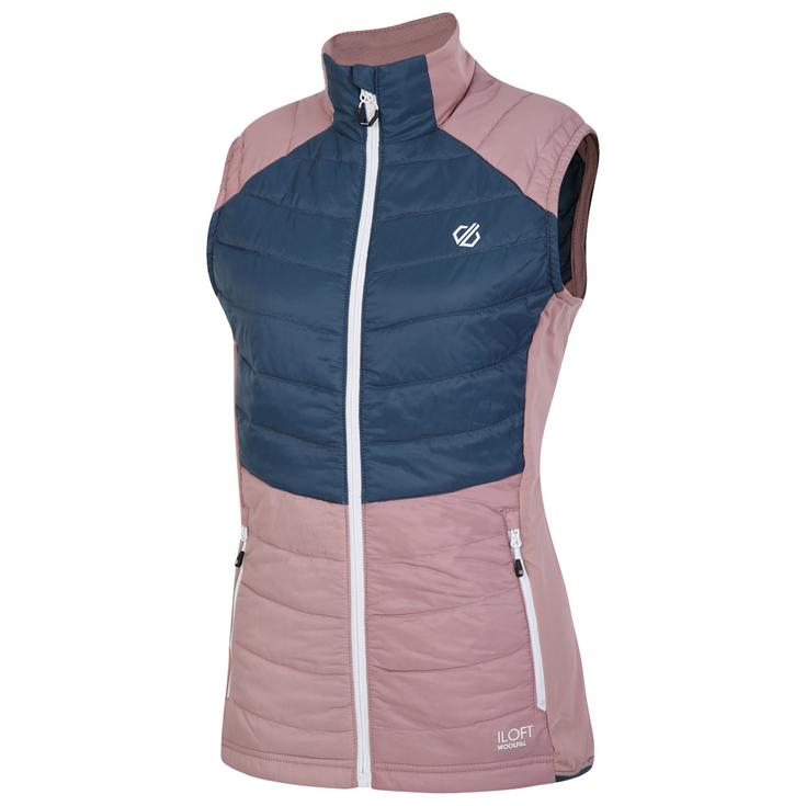 DARE2B Culmination Wool Vest Dusky Rose Orion Grey 