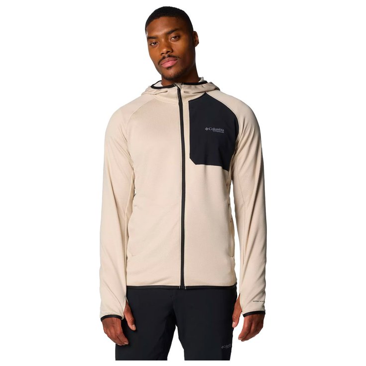 Columbia Triple Canyon Grid Fleece Fz II Dark Stone Black 