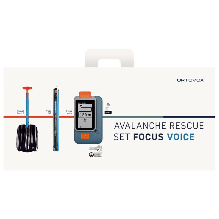Ortovox Set ARVA Rescue Set Focus Voice Safety Black Presentazione