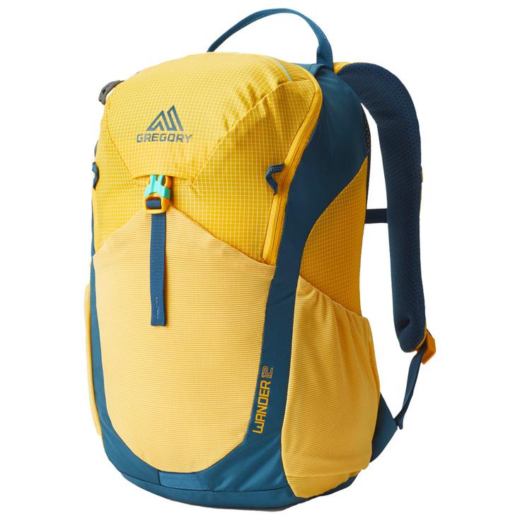 Gregory Mochila Wander 12 Aqua Yellow Presentación