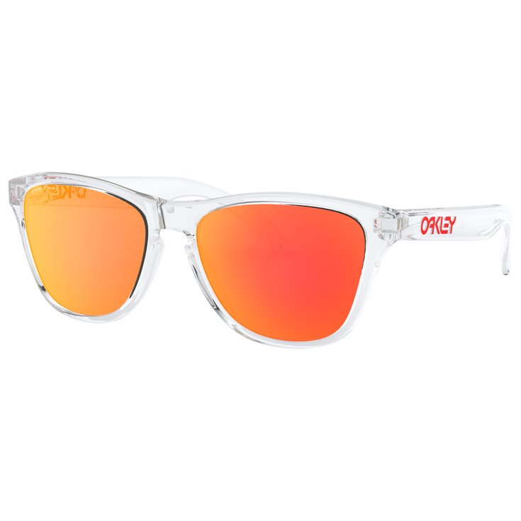 Oakley Sunglasses Frogskins Xs Polished Clear Prizm Ruby Overview