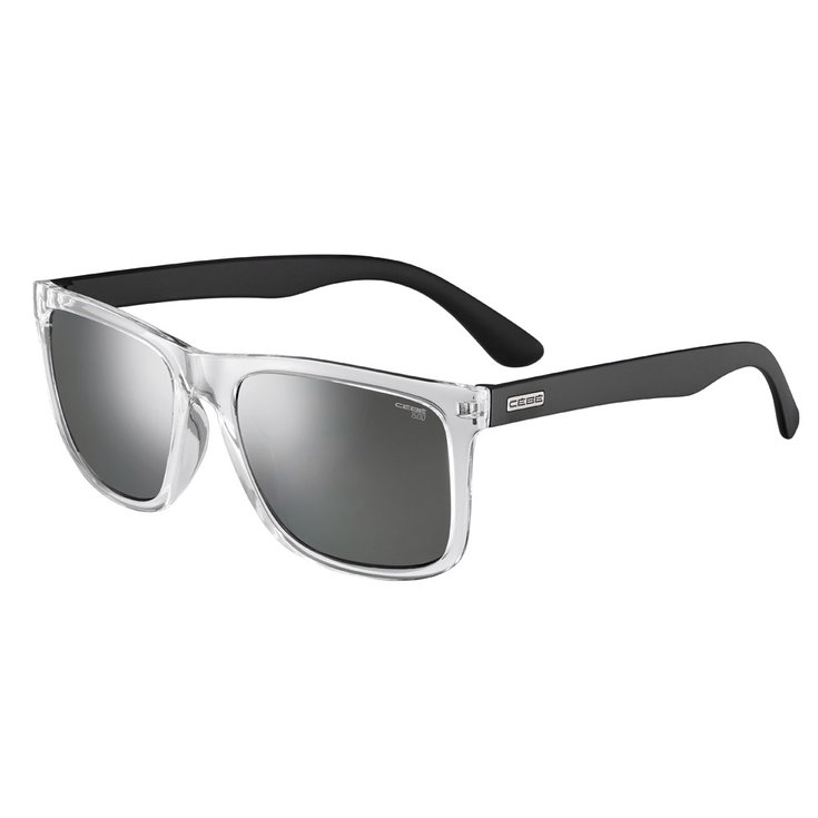 Cebe Sunglasses Hipe Shiny Tranlucent Clear Black 1500 Grey PC Ar Overview