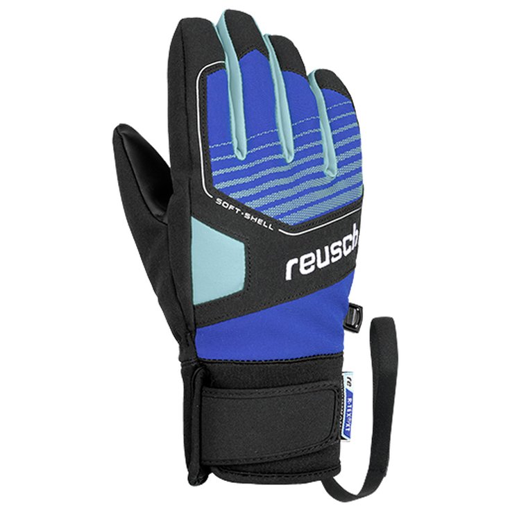 Reusch Gloves Torby R-tex Xt Black Imp Blue Bach Button Overview