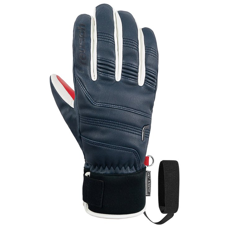Reusch Gloves Highland R-Tex Xt Dress Blue White Fire Red Overview