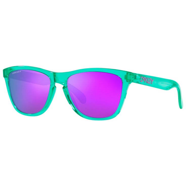 Oakley Lunettes de soleil Frogskins Translucent Celeste Prizm Violet Présentation