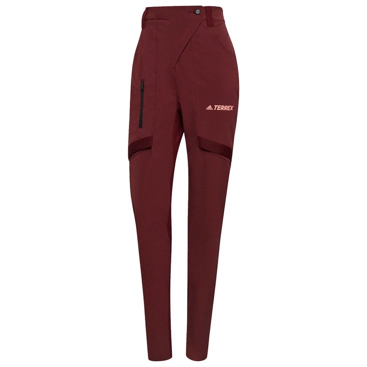 adidas Hiking pants W Zupahike Pants Shadow Red Overview
