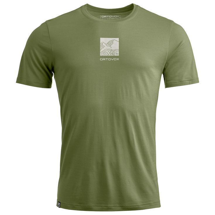 Ortovox Hiking tee-shirt 120 Cool Tec Abstract Tee Shirt M Wild Herbs Overview