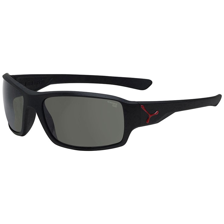 Cebe Sunglasses Haka Matte Black Red 1500 Grey Overview