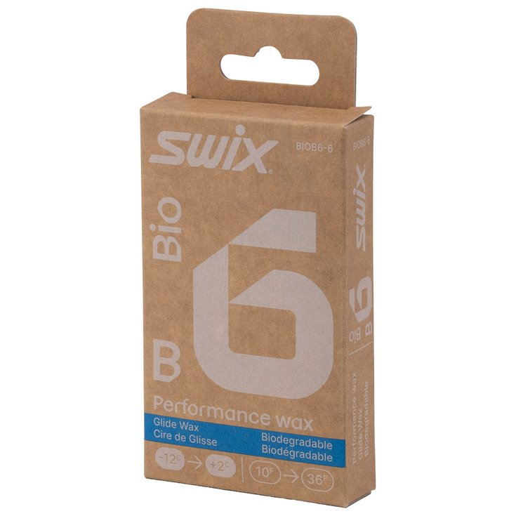 Swix Sciolinatura Bio-B6 Performance Wax, 60G Presentazione
