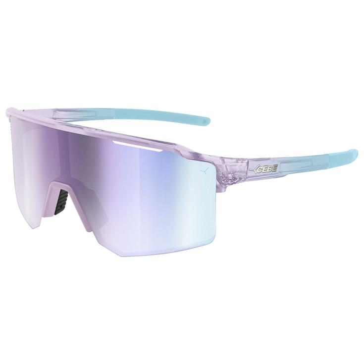 Cebe Occhiali da sole Outflow 2 Lite Crystal Trans Lilac Grey Cherry Pink Revo Presentazione