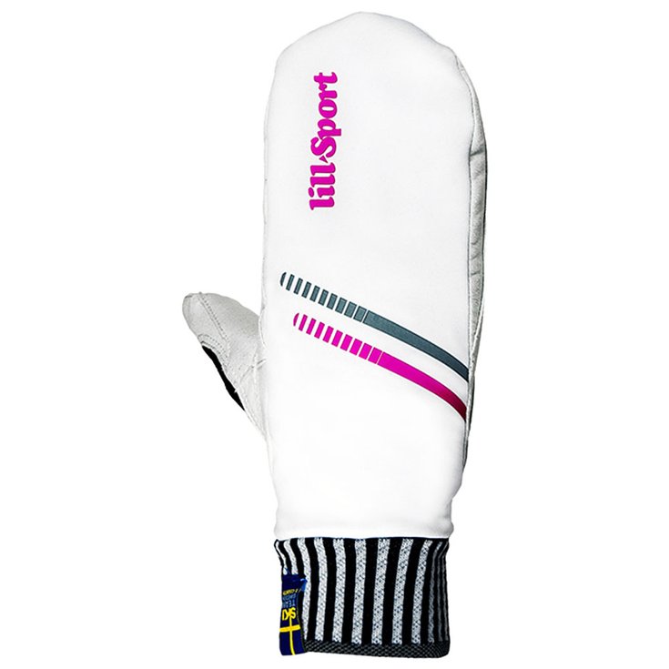 Lill Sport Gant Nordique Celsius Race Mitt White Pink Profil