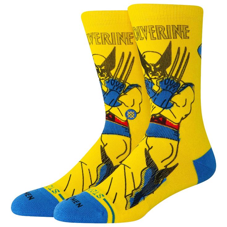 Stance Calze Crew Sock II Wolverine Crew Yellow Presentazione