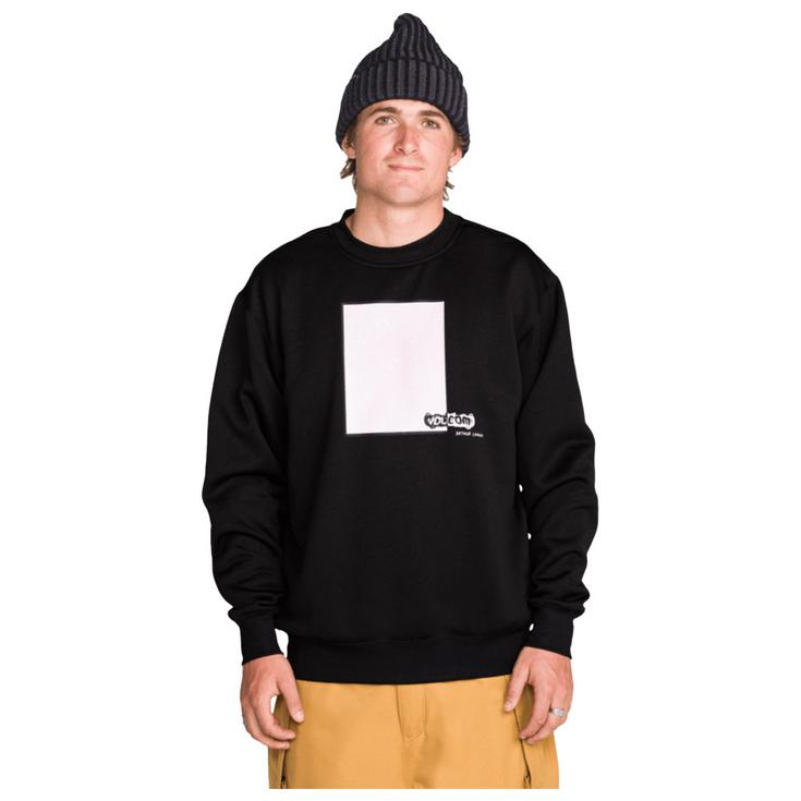 Volcom Pull Hydro Crew Black Présentation