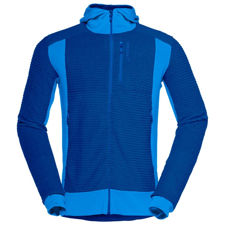 Norrona Fleece Falketind Alpha 120 Zip Hood Limoges Präsentation