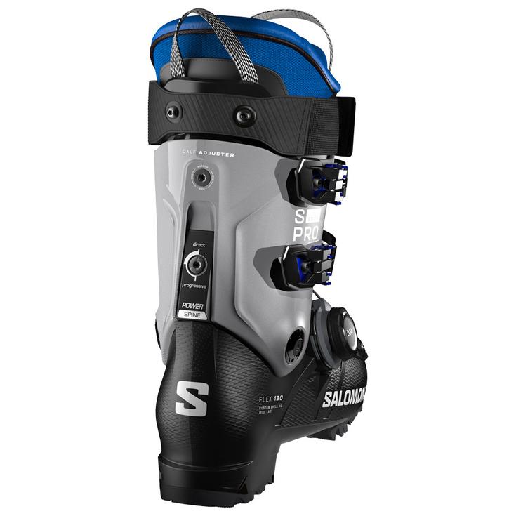 Skischuh Salomon S/Pro Delta S Boa 130 Gw Black Steel Gray Race Blue ...