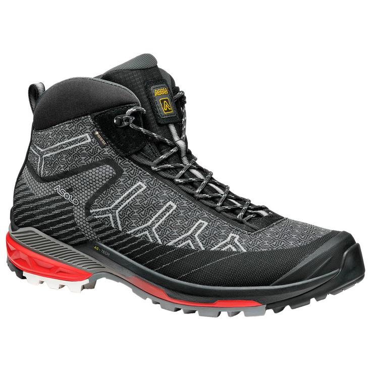 Asolo Trekkingschoenen Falcon Evo Jaquard Gv II Black Red Voorstelling