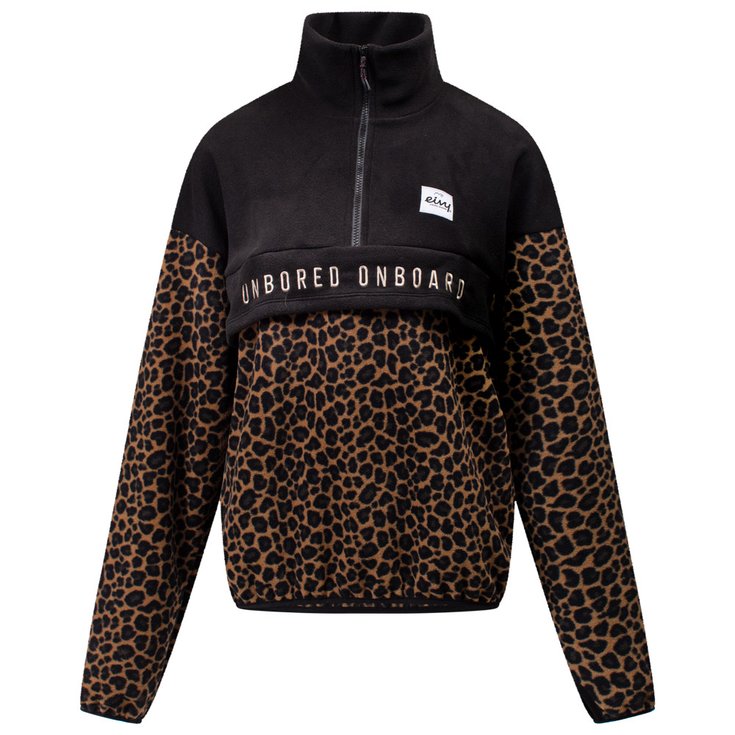 Eivy Fleece Ball Fleece Black Leopard Overview