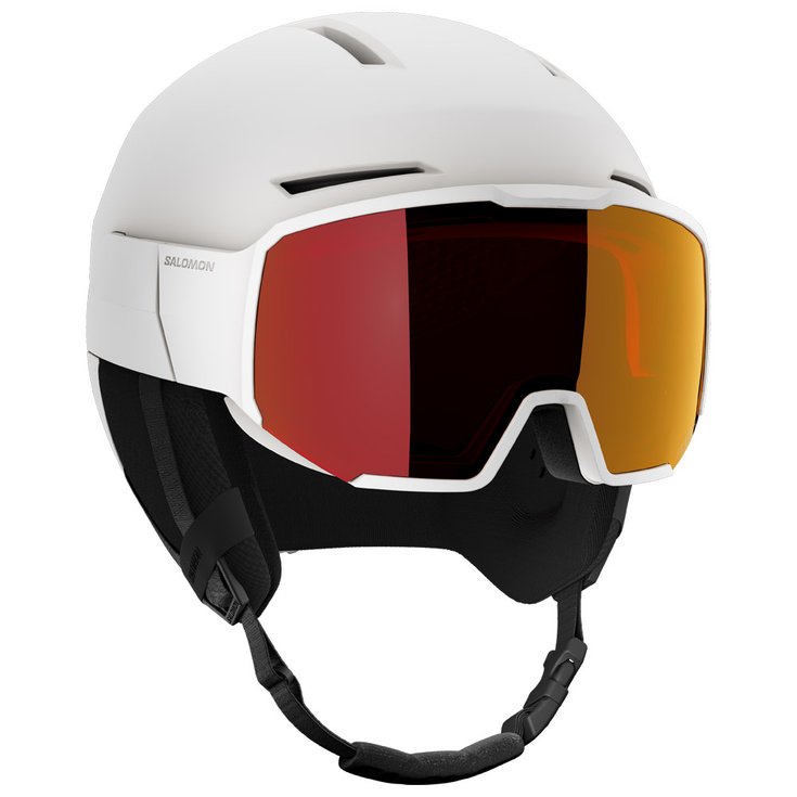 Salomon Visor helmet Osmo White Sigma Poppy Red Overview