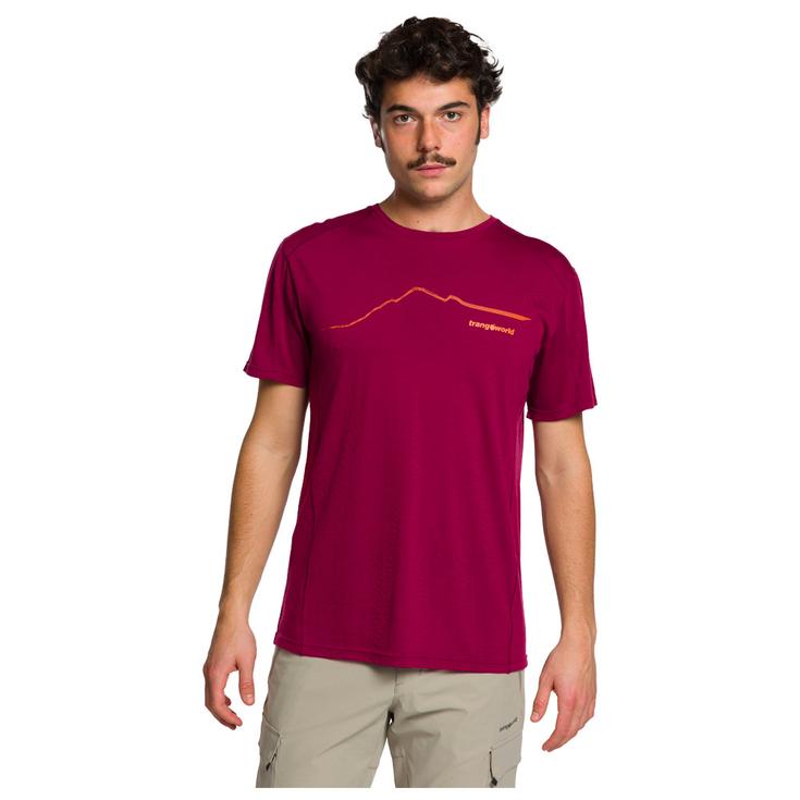 Trangoworld Maglietta da trekking Serneus Beet Red Presentazione