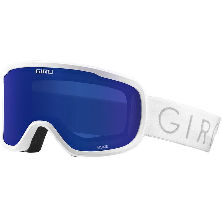 Giro Maschera Moxie White Grey Cobalt + Yellow Presentazione