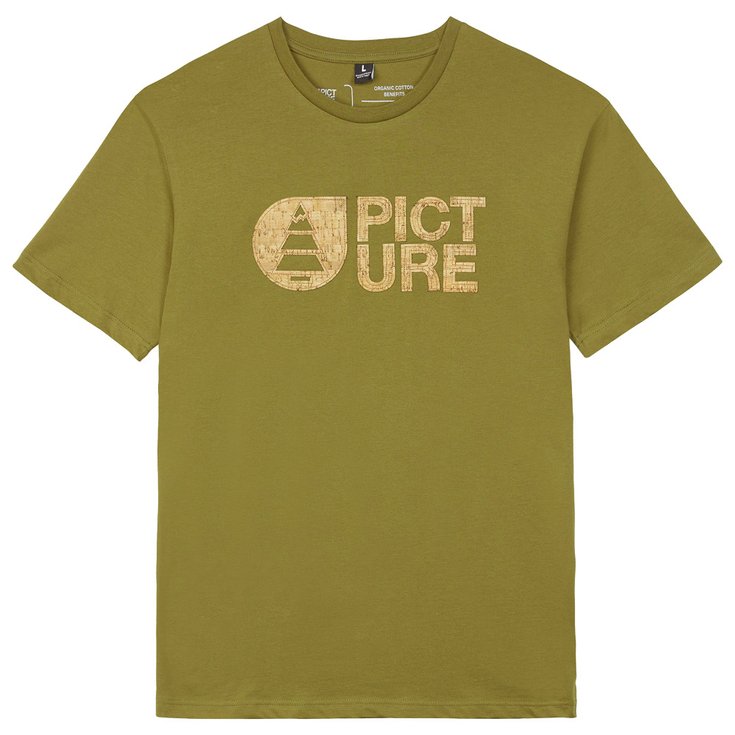 Picture Tee-shirt Basement Cork Army Green Overview