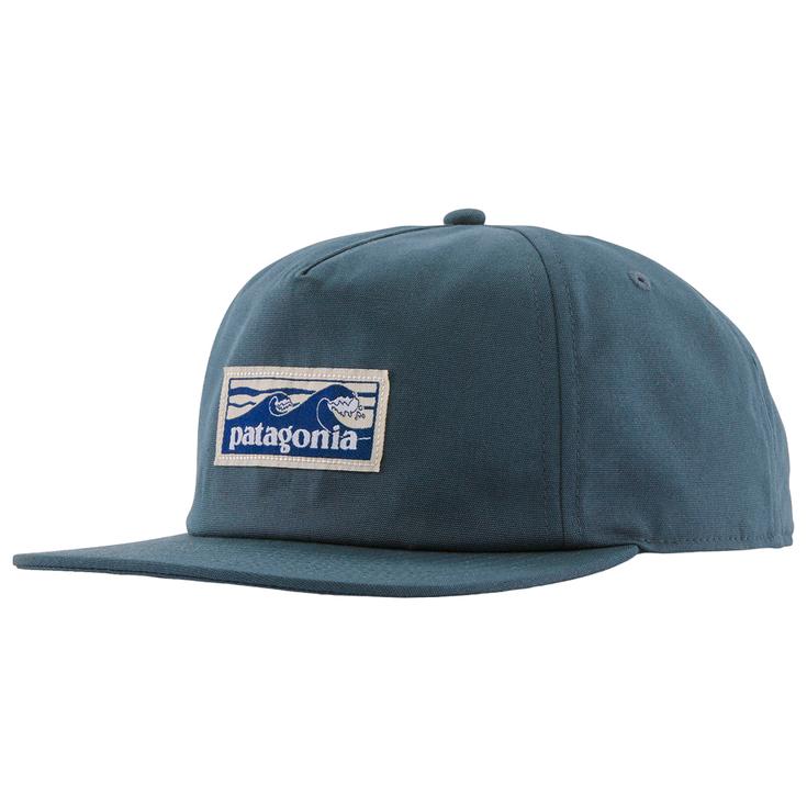 Patagonia Cap Boardshort Label Funfarer Cap Summit Blue Präsentation