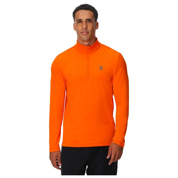 Spyder Fleece Prospect 1/2 Zip Flash Orange Präsentation
