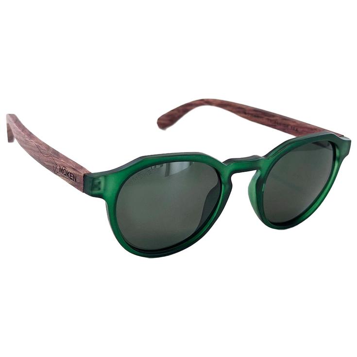 Moken Vision Occhiali da sole Green Wood Green Wod Green Polarized Presentazione