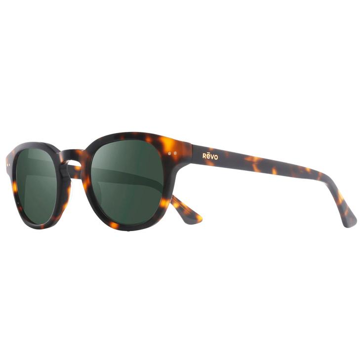 Revo Gafas Sterling G Tortoise Crystal Smoke Green Polarized Presentación