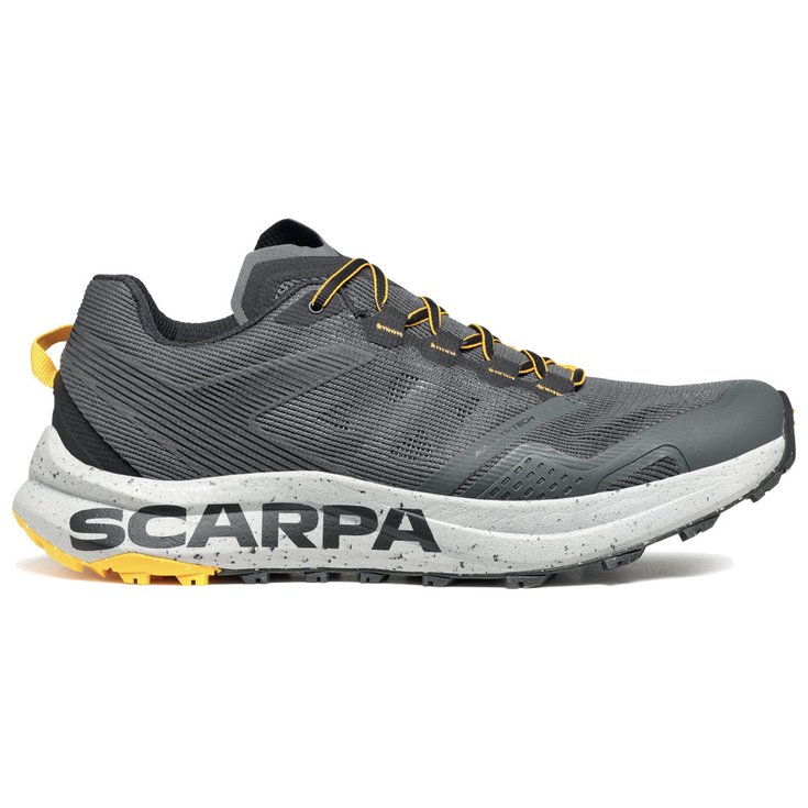 Scarpa Trail shoes Spin Planet Anthracite Saffron Overview