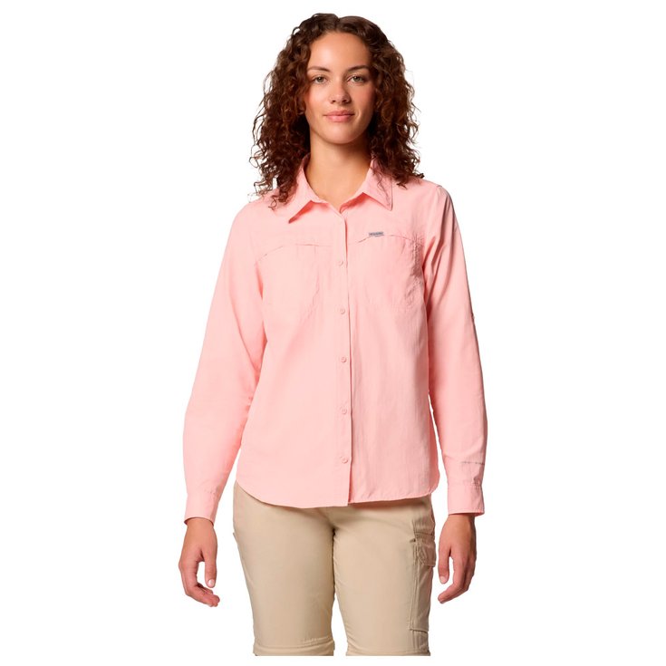 Columbia Wandel overhemden Silver Ridge 3.0 Longsleeve Shirt W Pink Sand Voorstelling