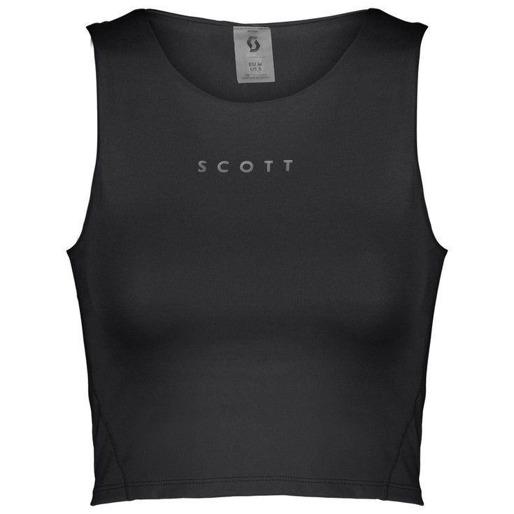 Scott Trail T-shirt Crop Top W's Endurance Black Voorstelling